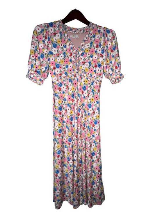 Boden Dresses & Skirts - Boden V-Neck Floral Maxi Dress | UK 10 US 6R | Puff Sleeve Cottagecore